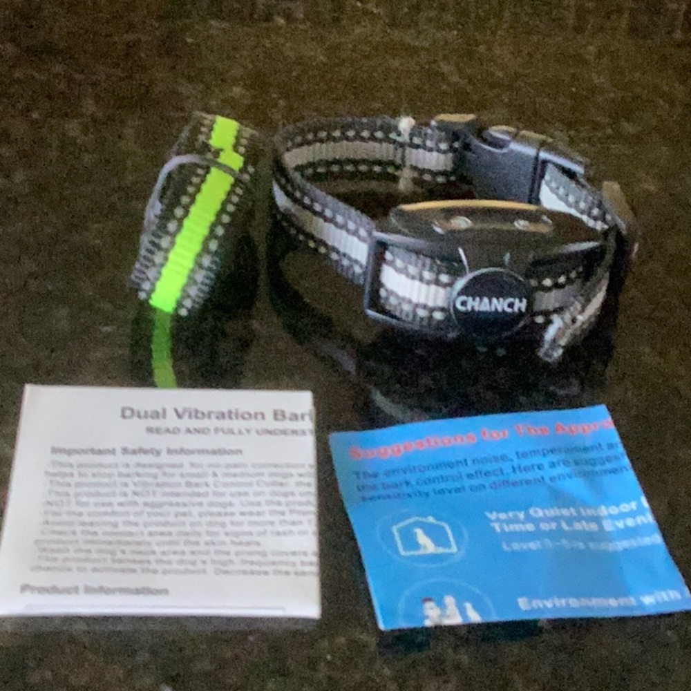 Chanc Dual Vibration  Dog Collar